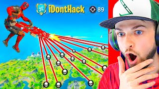 AIMBOT HACKER in Fortnite is INSANE CRAZY HACKS [upl. by Nosiddam]