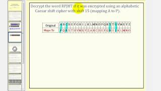 Cryptograph Substitution Cipher Caesar Cipher [upl. by Melesa]