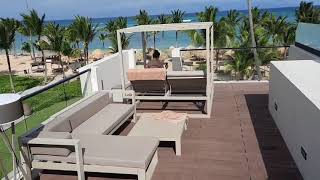 Excellence Club Beachfront Honeymoon TwoStory Rooftop Terrace Suite with Plunge Pool January 2021 [upl. by Brier43]