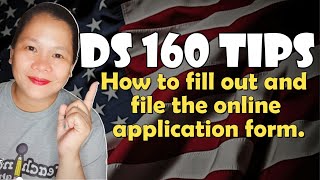 👉🛧DS 160 NONIMMIGRANT VISA APPLICATION TIPS PROCESS [upl. by Martyn482]