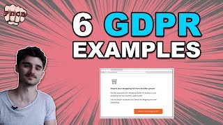 6 GDPR Compliance examples  GDPR Example [upl. by Eisej]