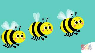 The Bees Go Buzzing  Kids Song  Super Simple Songs [upl. by Bone]