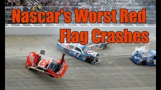 Nascars Greatest Red Flag Crashes [upl. by Yvette]