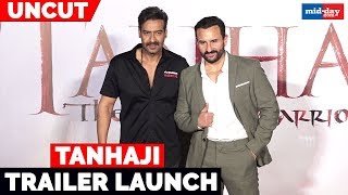 Tanhaji Trailer Launch  Ajay Devgn  Kajol  Saif Ali Khan [upl. by Aranahs]