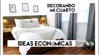 IDEAS económicas para decorar tu cuarto Tour  Decora conmigo [upl. by Troth926]