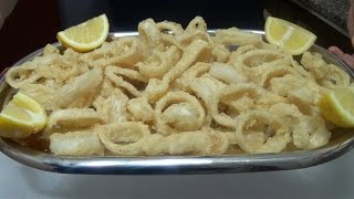 Anellli di Calamari fritti fritto misto perfetto [upl. by Ger628]