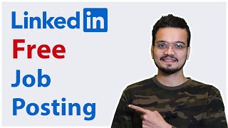 Linkedin Free Job Posting Hindi [upl. by Aihsekal883]