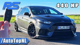 440HP FORD FOCUS RS MK3 REVIEW on AUTOBAHN by AutoTopNL [upl. by Jennine]