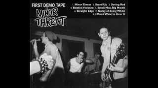 Minor Threat  First Demo Tape  Full Album [upl. by Ytirev]