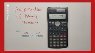 How To Multiply Binary Numbers Using Calculator fx991MS [upl. by Jat709]