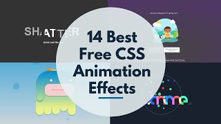 14 Best Free CSS Animations Effects  Cool CSS Animation Examples  Wpshopmart [upl. by Paddy]