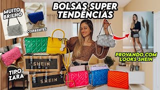 SHEIN BOLSAS TENDÊNCIAS SÓ BOLSA PERFEITA  COMPRINHAS SHEIN [upl. by Yelsel]