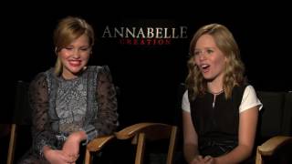 Lulu Wilson and Talitha Bateman quotAnnabelle Creationquot Premiere in Los Angeles [upl. by Bertle227]