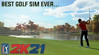 PGA TOUR 2K21  The Best Golf Simulator  Gameplay amp Comments  PC Steam Ultra 4K [upl. by Nayk335]