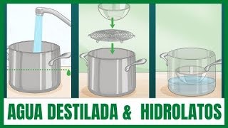 CÓMO hacer AGUA DESTILADA ¡ MUY FÁCIL  HIDROLATO ROMERO [upl. by Elset441]