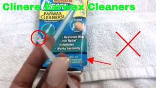 ✅ How To Use Clinere Earwax Cleaners Review [upl. by Ayhtnic290]