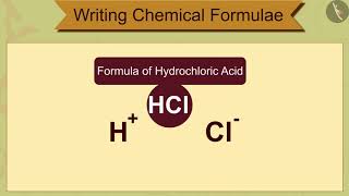 Writing Chemical Formulae  Part 11  English  Class 9 [upl. by Kurland]