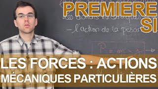 Les forces  actions mécaniques particulières  SI  1ère  Les Bons Profs [upl. by Dunc]