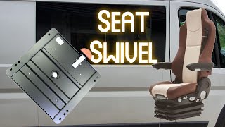 How to fit Seat Swivel toCamper RV Motorhome Boxer Ducato Promaster [upl. by Kato]