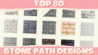 Top 80 Custom Stone Path Designs For Animal Crossing New Horizons [upl. by Aretta475]