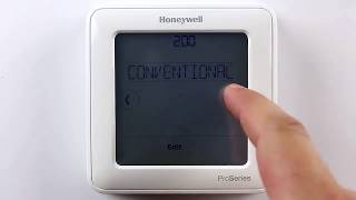 Honeywell Home T6 Pro ZWave – Setup [upl. by Asilem]