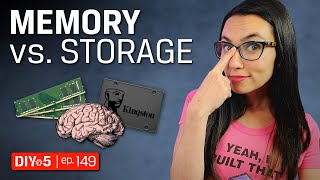 Memory vs Storage in Gaming  DIY in 5 Ep 149 [upl. by Auohp]