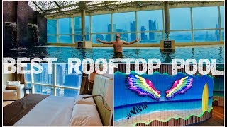 InterContinental Doha The City STUNNING 5 STAR room  pool views [upl. by Oilerua217]