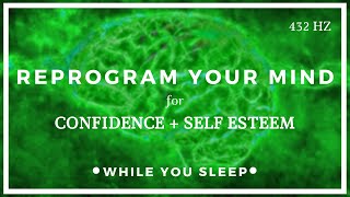 CONFIDENCE Affirmations  Reprogram Your Mind While You Sleep [upl. by Ttereve795]