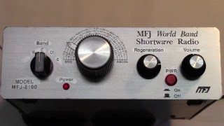 MFJ8100 Regenerative Shortwave Receiver [upl. by Ennagroeg552]