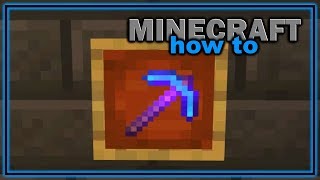 Pickaxe Enchanting Guide  Easy Minecraft Enchanting Guide [upl. by Silliw640]