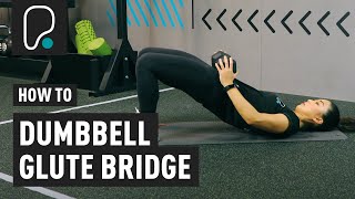 The Glute Bridge With A Band  Help For Knee Pain [upl. by Knoll44]