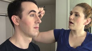 Basic Stage Makeup for Beginners Ben Nye Kit [upl. by Aillij]