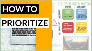 How to Prioritize Tasks Effectively GET THINGS DONE ✔ [upl. by Cad]