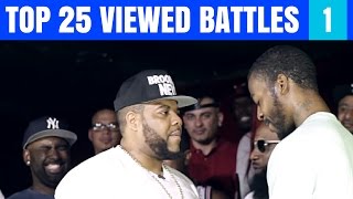 Top 25 Highest Viewed Rap Battles of All Time  Part 1 [upl. by Jenkins]