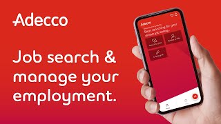 Download the Adecco app – Find a job and manage your employment [upl. by Grunenwald577]