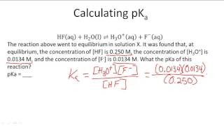 Calculating pKa [upl. by Eisseb627]