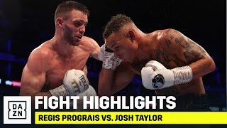 HIGHLIGHTS  Regis Prograis vs Josh Taylor [upl. by Selrac557]