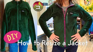 How To Resize a Jacket DIY [upl. by Dustie]