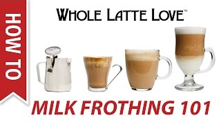 Milk Frothing for Beginners [upl. by Camilo728]