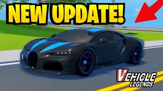 NEW Update  Limited in ROBLOX Vehicle Legends [upl. by Aicilic]