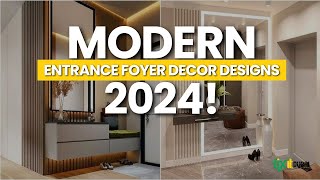 Modern Entrance Foyer Decor Designs In 2024 [upl. by Ysnat]