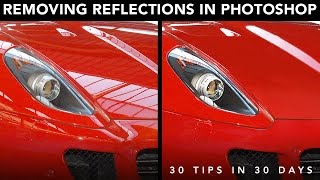 Removing Reflections in Photoshop [upl. by Eilraep696]