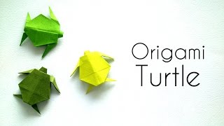 Origami Animals Tutorial Origami Turtle [upl. by Castora]