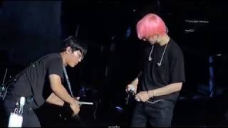 Taes Stage Accident amp Yoongis Quick Response [upl. by Ariella]