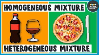 Homogeneous and Heterogeneous Mixture  Chemistry [upl. by Marybeth]