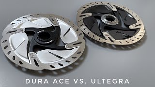 Dura Ace Vs Ultegra Brake Rotors [upl. by Sucul]