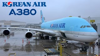 🇺🇸 Los Angeles LAX to Seoul ICN 🇰🇷 Korean Air Airbus A380  FULL FLIGHT REPORT Polar route [upl. by Quillon]