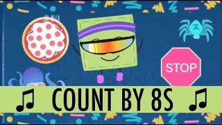 Count by 8s Song [upl. by Merrow165]