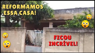 REFORMA TOTAL em casa ANTIGA com BAIXO custo Incrível como ficou VEJA AQUI [upl. by Aicerg143]