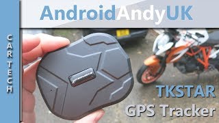 TKSTAR GPS Car and Bike Tracker  Setup Demo and Review [upl. by Esalb871]